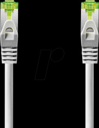 CCGL85420GY20 Patch cable, Cat.7 raw cable, S/FTP, 2 m, gray