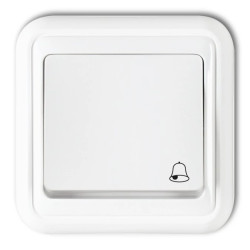 LIZA Przycisk /dzwonek/ podświetlany biały WPT-4L