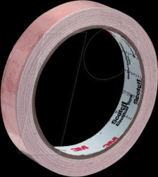 1181 25MMX16.5M Smooth Copper Tape, 25 mm x 16.5 m