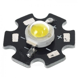 LXHL MD1D dioda LED 1W czerwona gwiazda, jasność 44lm