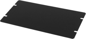 Base plate, steel, (L x W x H) 203 x 102 x 1 mm, black, for series 1441, 1431-10BK3