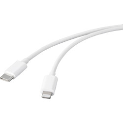 Renkforce RF-5042728 USB cable USB 2.0 USB-C to Lightning 1.00 m white