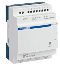 Przekaźnik programowalny 24V DC 6we, 4wy ZELIO LOGIC SR2D101BD