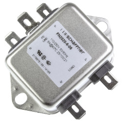 Filtr EMI 6A 1-fazowy 1MΩ 250 V AC/DC 400Hz 1 mH Schaffner Montaż w obudowie