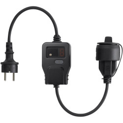 interBär 8813-004.01 Twilight Switch Black 230V Dusk/Dawn Timer