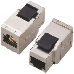 Łącznik modularny keystone 2xRJ45 8P8C kat.6A ekranowany FTP ALANTEC