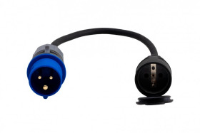 Przejście z wtyczka cee na gniazdo 230V do kampera