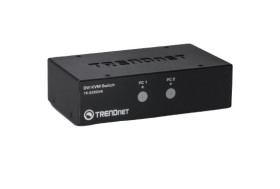 Przełącznik KVM 3.5 mm Jack TK-222DVK, 7-portowy USB 2 1, Trendnet DVI