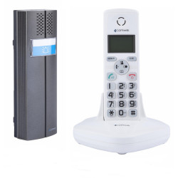 Zestaw domofonowy bezprz. D102W VIDOS tele domofon bezprzewodowy