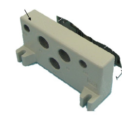 Pokrywa zacisków SMC Płyta końcowa MES704D