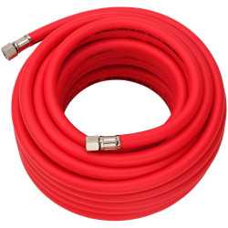 Draper 31731 High Visibility Hybrid Air Hose, 15m x 10mm, 1/4&quot; BSP, Red