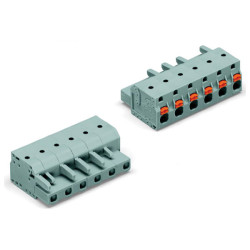 WAGO 2231-210/026-000 Female MCS-MIDI 10P 7.5mm Push Buttons