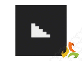 BERKER W.1 Folia do sygnalizatora świelnego symbol "schody" 19058004 HAGER