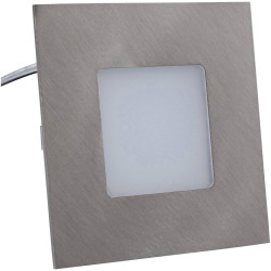 Heitronic 27693 LED Recessed Light 2W Monochrome Stainless Steel