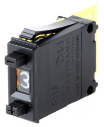 Przełącznik tarczowy przyciskowy, BCD, Tarcza przyciskowa, Przewlekany, Montaż panelowy, położenia: 10