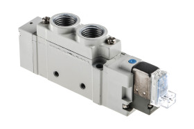 Pneumatyczne zawory elektromagnetyczne SMC 5/2 G 1/4 24V dc 5/2 portowy 1/4in