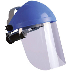Leipold Doehle 2669 Face Shield Blue Transparent EN166 Front Protection