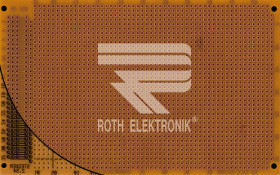 RE320-HP Prototyping board, FR2, spacing 2.54 mm, 32/64/96-pin