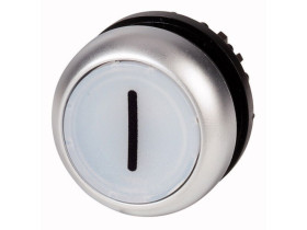 Napęd przycisku podświetlanego z samopowrotem płaski M22-DL-W-X1 216942 EATON