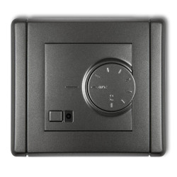 FLEXI Regulator temperatury elektroniczny z czujnikiem podpodłogowym grafitowy 11FRT-1