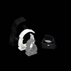 Uchwyt peszla twardy na kołek szary U-28 1szt