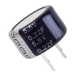 Superkondensator 0.22F 5.5V dc 13.5mm THT