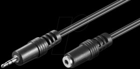 2.5-mm stereo plug > 2.5-mm stereo coupling