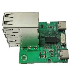 Moduł rozszerzający kontroler 4-portowy hub USB 2.0 typu C do USB 2.0, rozdzielacz 4-kanałowy, płyta przedłużająca hub USB typu