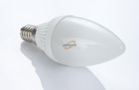 Żarówka świecowa LED E14 5W 230V biała ciepła