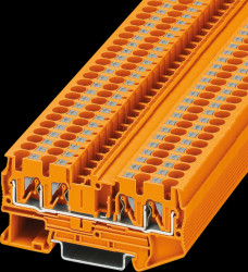 1110405 Continuity terminal block, PT 4-Quattro orange