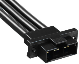 Obudowa złącza 3-pinowe -rzędowe raster: 10.16mm Hirose Męski Montaż na kablu DF60 Zasilacz wewnętrzny