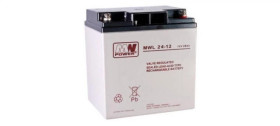 Akumulator VRLA AGM 12V 24Ah (żywotność 10-12lat) MWL 24-12