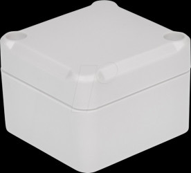 Industrial housing, 51 x 49 x 36 mm, IP65, light gray