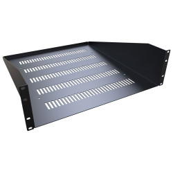 Hammond RASV190520BK1 3U Cantilever 20" - Vented Black 133 x 483 x 508