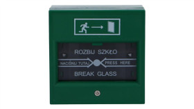 Przycisk Awaryjny Jednostykowy Zielony D-108