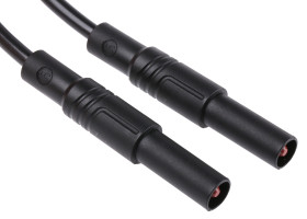 934075100, PVC, 32A, 1000V ac/dc, kolor: Czarny, dł. 1m, CAT III 1000V, -15→ +70 °C., Hirschmann Test &