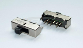 przełącznik przesuwny 3-położeniowy, 2-sekcyjny SS23F13G5