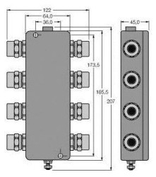 Moduł dystrybutora Turck JBBS-49-T615B/EX 6611447 1 szt.