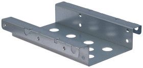 Inter-Tech 88885245 Płyta montażowa dysku twardego 2,5/3,5" panel przedni srebrna