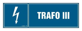 ZNAK - HH040 Trafo III 15 x 5 cm FN - Folia samoprzylepna