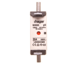 Wkładka bezpiecznikowa NH000 25A gG 500V WT-000 LNH0025MK