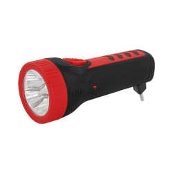 Latarka ręczna 4LED TS1166 Czarn Ładowalna z 230V (z akum.)