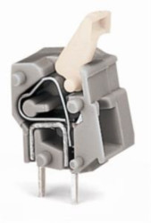 PCB terminal, 1 pole, pitch 7.5 mm, AWG 28-12, 24 A, cage clamp, dark gray, 257-752