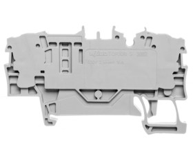 Złączka 2-przewodowa 2,5mm2 bezpiecznikowa szara TOPJOBS 2002-1681