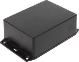 ABS enclosure, (L x W x H) 109 x 81 x 41 mm, black (RAL 9005), IP54, 1591XXSSFLBK
