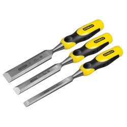 Stanley STHT5-16359 DYNAGRIP&#x2122; Bevel Edge Chisel with Strike Cap Set, 3 Piece