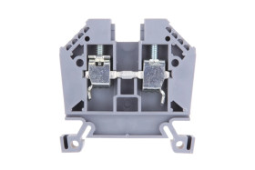 Złączka szynowa 2-przewodowa 10mm2 szara EURO 43402