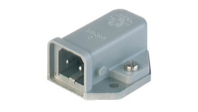 Prostokątne Złacze Zasilające Panelowe (Seria St) Męskie Montaż Panelowy 2+Pe...