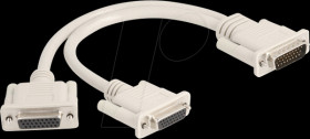67171 D-SUB adapter, 26 pin male &gt; 2x 26 pin female