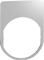 Label holder, 30 x 40 mm, metal, for Harmony XB4/XB5, ZBYM2101
